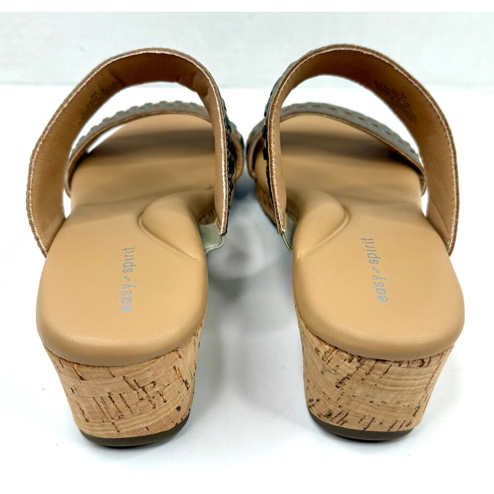 Easy Spirit Women's Lillia Slip-On Casual Wedge Sandals Gold Size 8.5 NWT - Picture 7 of 9